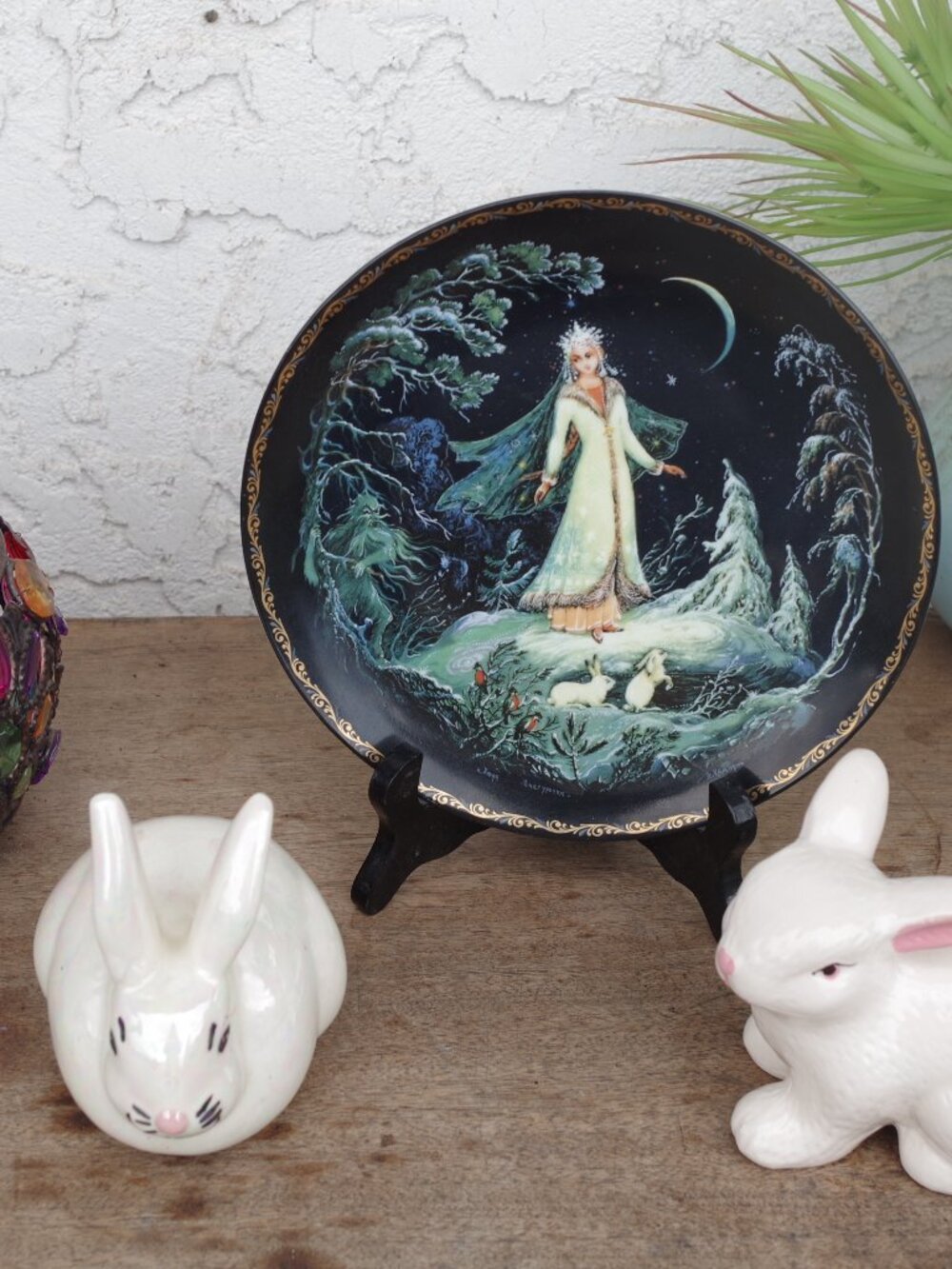 Mystical Fantasy Faiytale Russian Porcelain (The Snow Maiden)